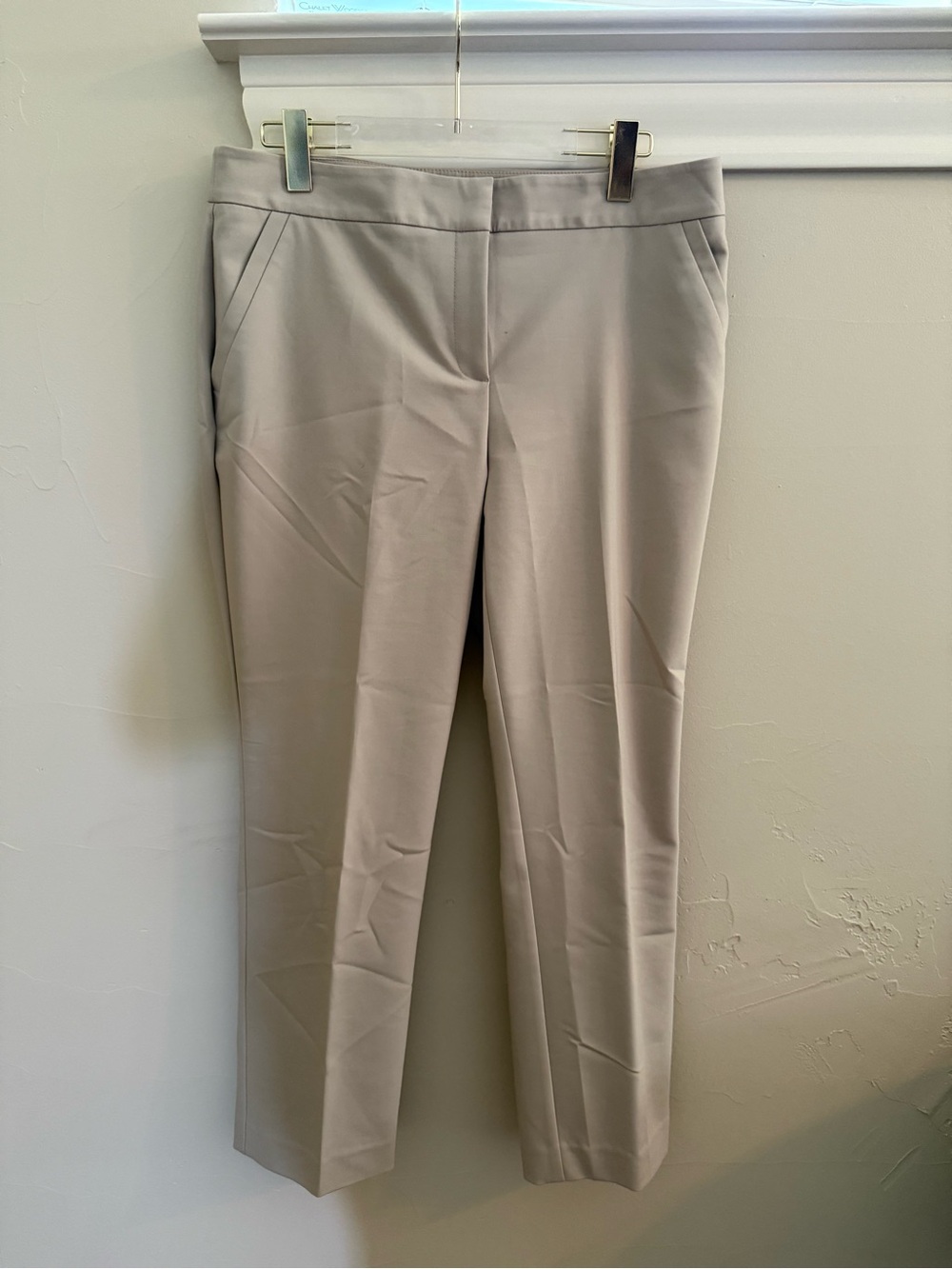 So Slimming by chicos | Women's Slim Straight Dress Pants - Taupe ( size 1)
